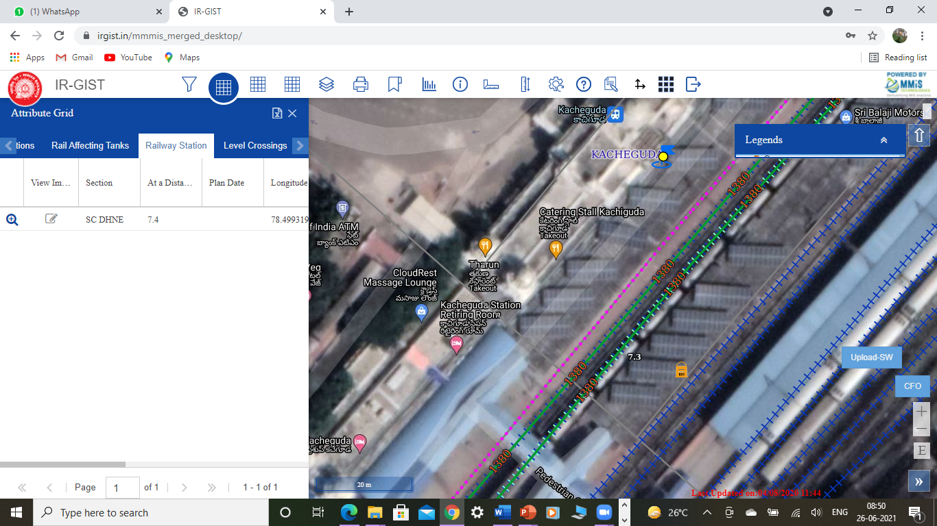 Decision dashboard interface