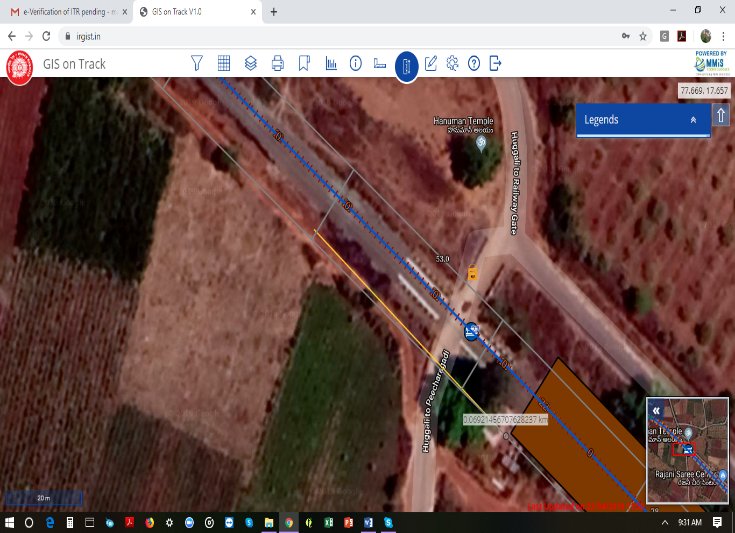 Linear asset dashboard