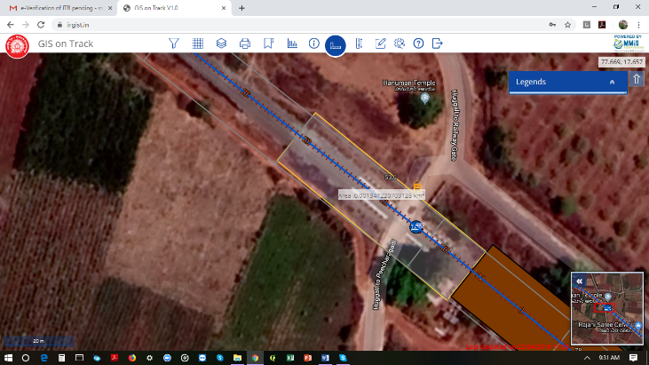 Bridge and linear asset map
