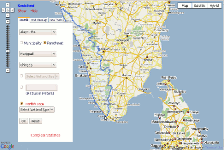 Search application screenshot