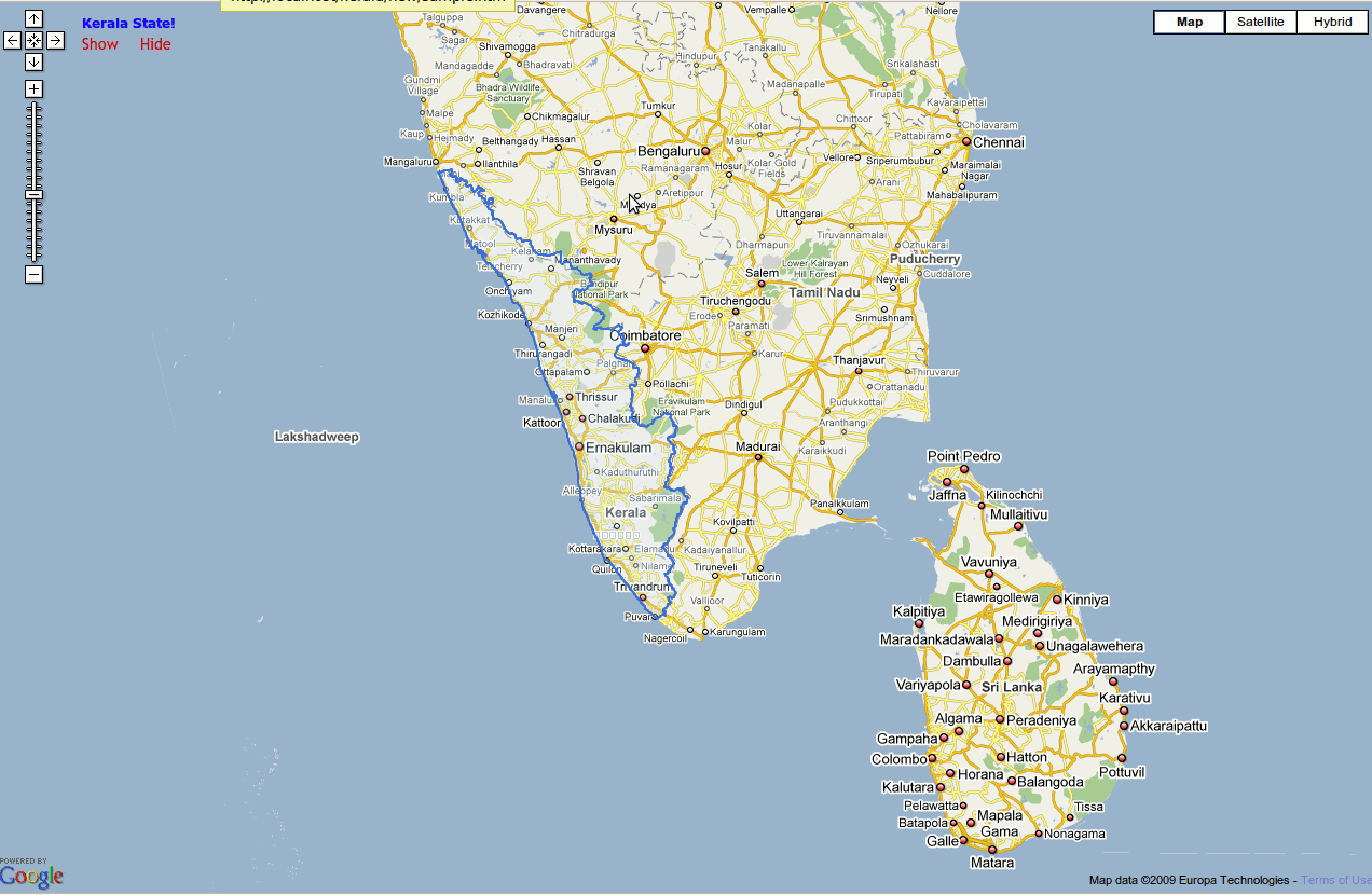 Map-driven decision system interface